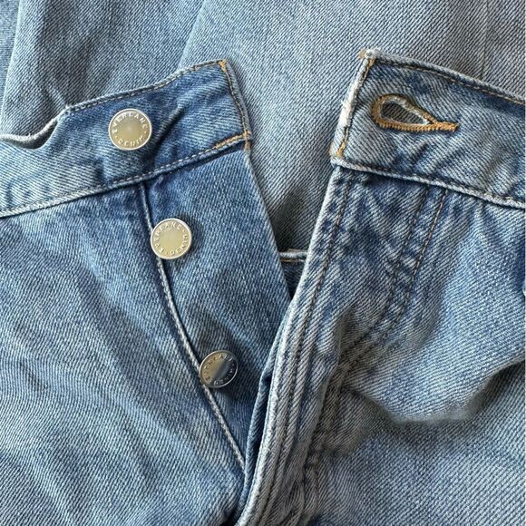 Everlane Summer Slouch Jeans Button Fly Relaxed Straight Women’s 25 Light Wash - Picture 12 of 12